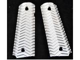 FMA CNC Aluminium 1911 MEU Grip Cover TYPE A (Silver) TB340